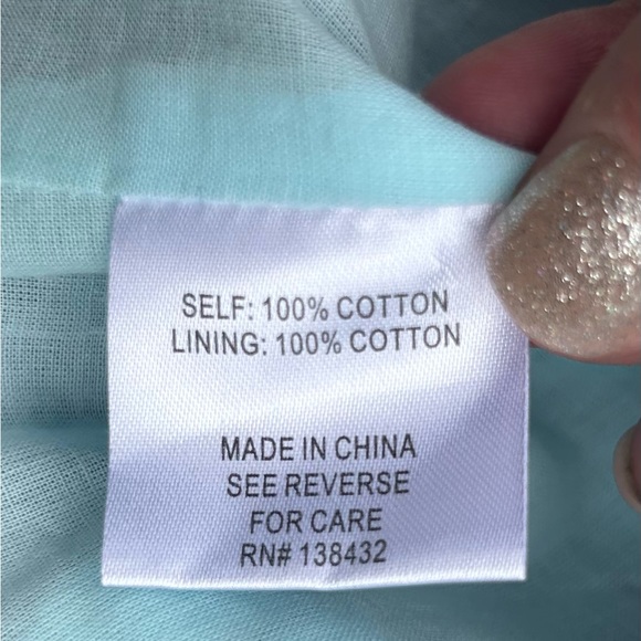 Sz-L-ModCloth umbrella blazer with mint/Tiffany blue cuffs-shoulder pads removed - Picture 6 of 9